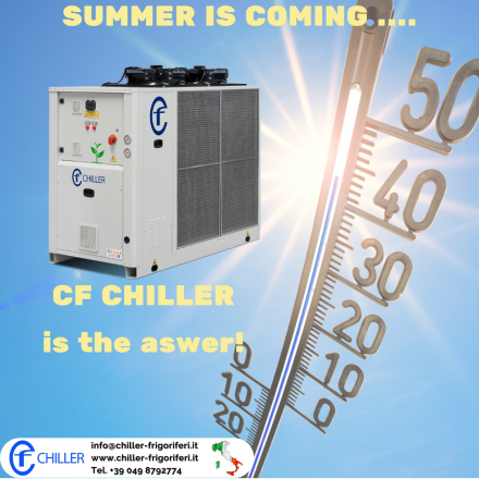 L'estate è in arrivo, CF Chiller è la soluzione - Tel. 049 8792774  