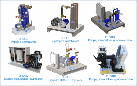 CF CHILLER – řešení CF SKID - www.chiller-frigoriferi.it