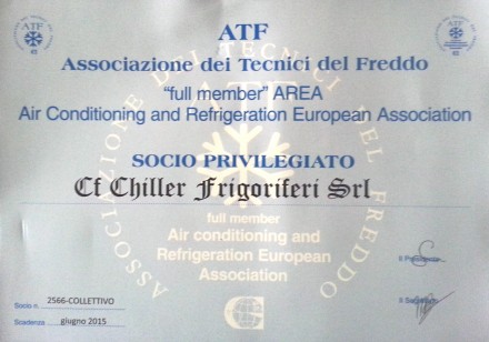 CF CHILLER FRIGORIFERI & ATF (associazione tecnici del freddo) - Tel. 049 8792774  